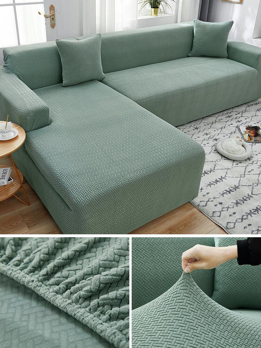 Maze-Design Full Sofa Cover - Commforta