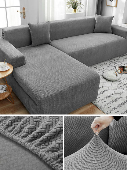 Maze-Design Full Sofa Cover - Commforta