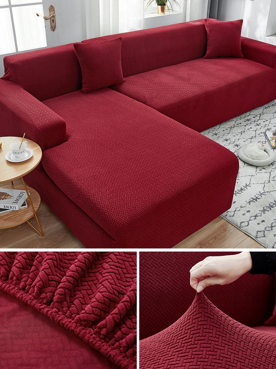 Maze-Design Full Sofa Cover - Commforta