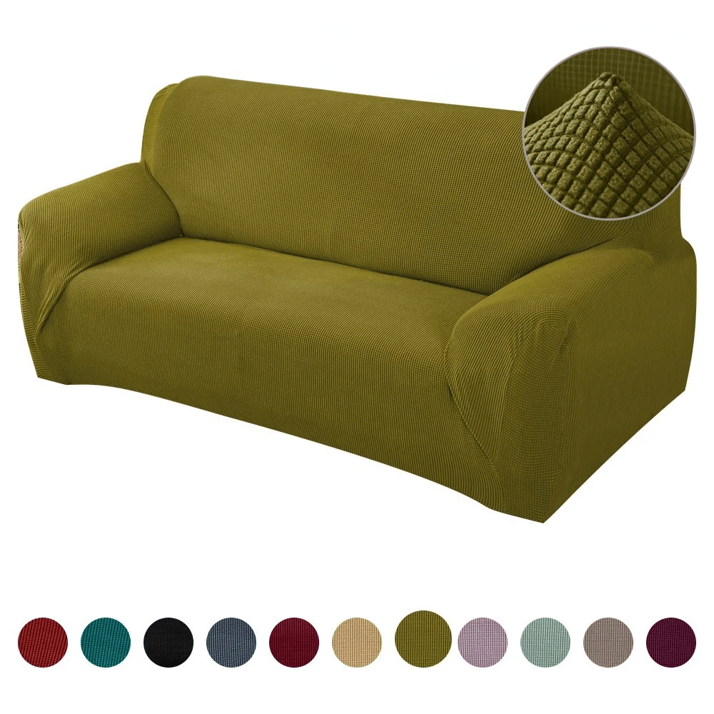 Universal Couch Covers, Thick Knitted Pattern - Commforta