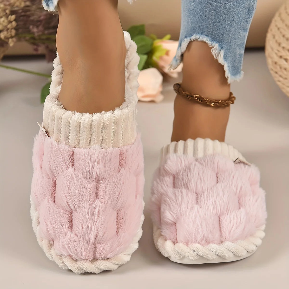 Fluffy Warm Lounge Slippers